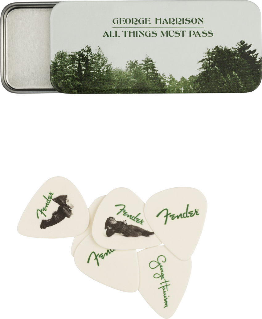 乔治·哈里森《All Things Must Pass》吉他拨片 6 片盒装