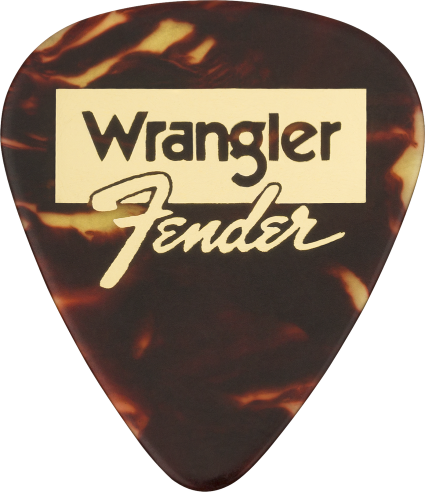 Fender Wrangler 联名款 351 型玳瑁色吉他拨片