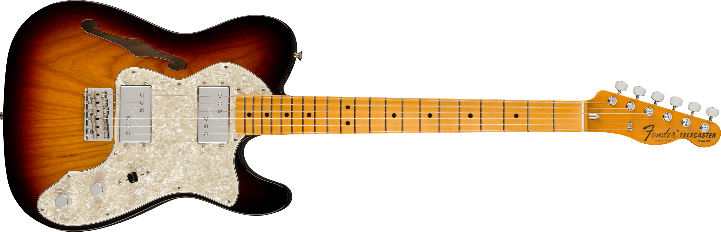 美产第二代复古系列 1972 Telecaster® Thinline 电吉他