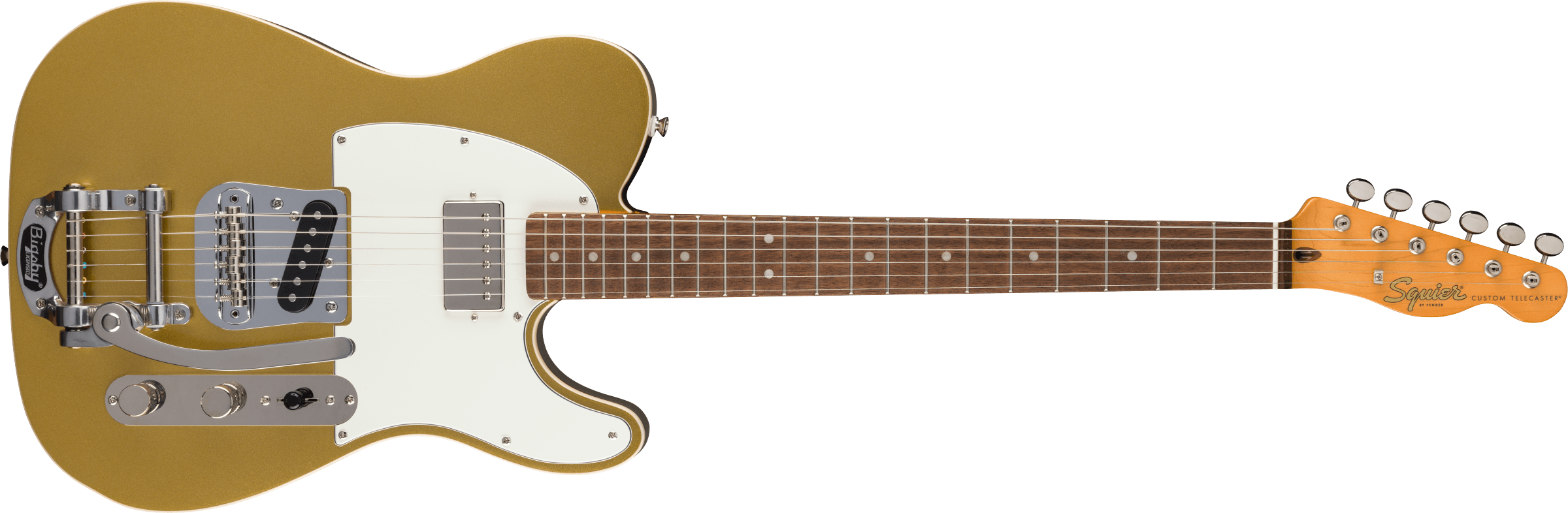 Squier Classic Vibe 系列 Custom Telecaster® SH 电吉他，配有 Bigsby 颤音系统