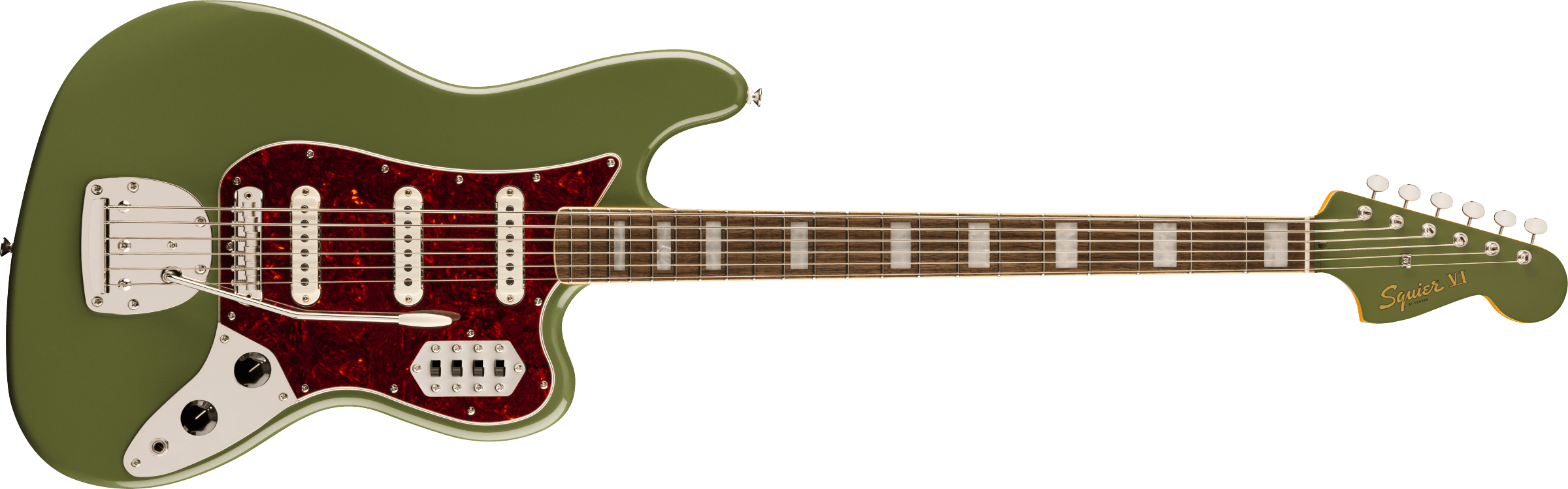 限量版 Squier Classic Vibe系列 Bass VI 电贝斯