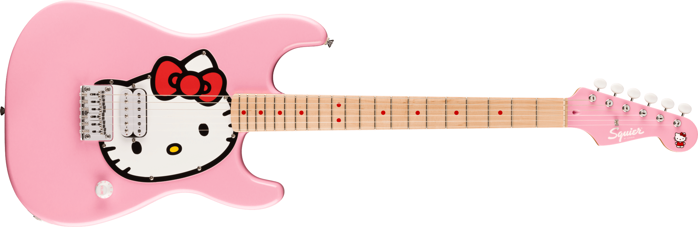 限量版 Squier Hello Kitty® Stratocaster® 电吉他