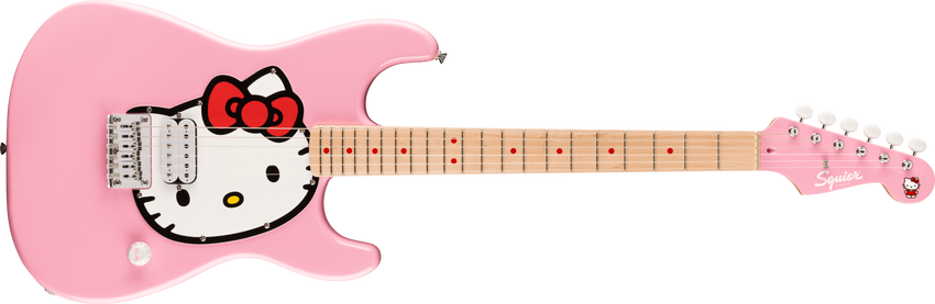 限量版 Squier Hello Kitty® Stratocaster® 电吉他