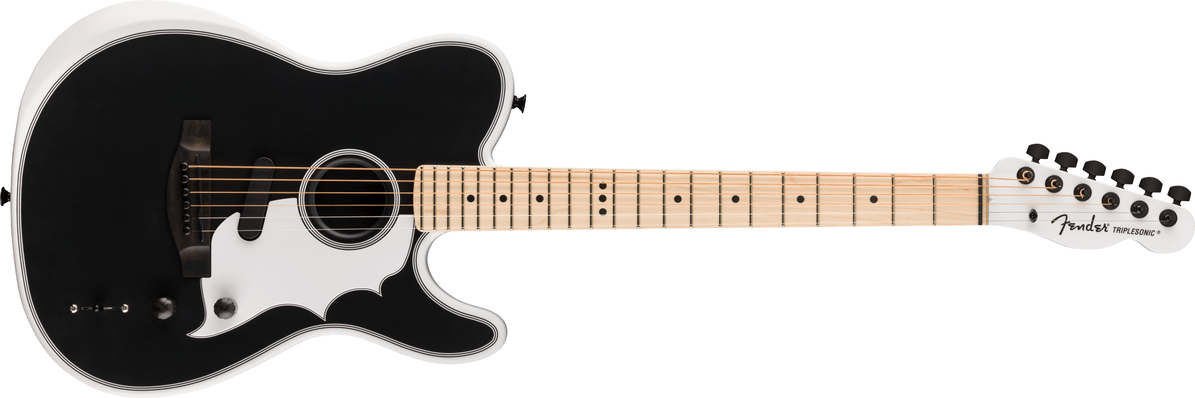 限量版 Jack White 签名款 Triplesonic™ Acoustasonic Telecaster® 原声/电声吉他