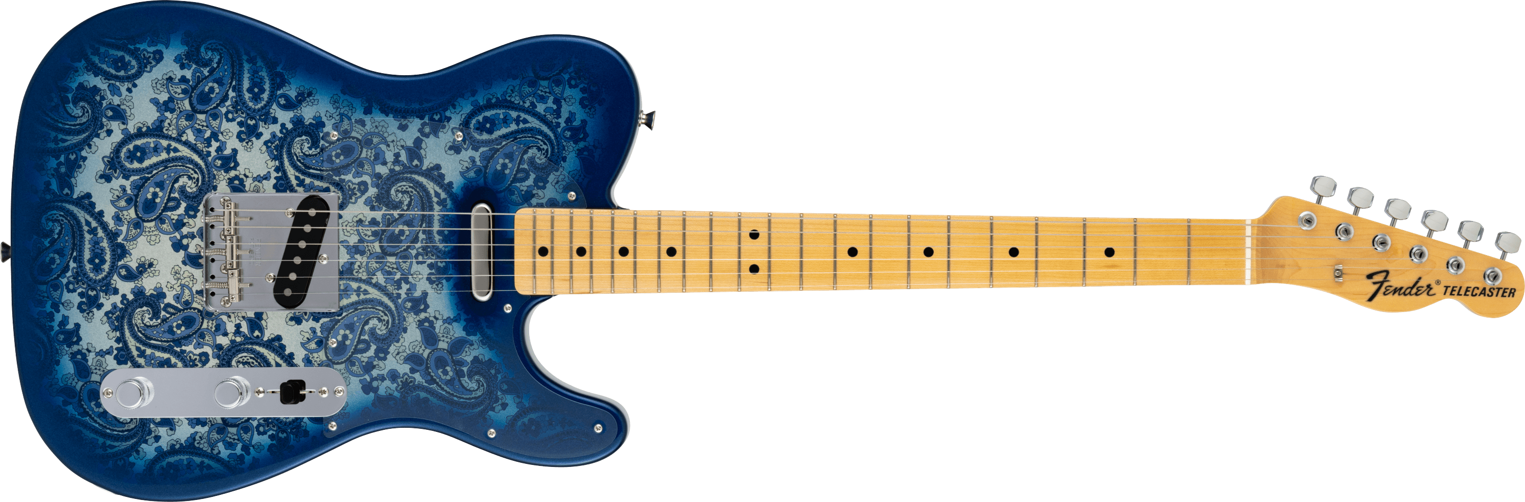 限定版日产 Telecaster® 靛蓝佩斯利电吉他