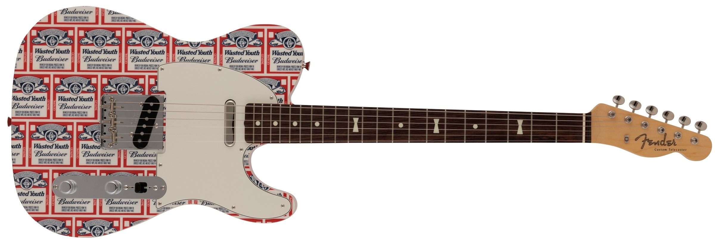 限定版日产 Wasted Youth “百威啤酒” 联名 Telecaster® 电吉他