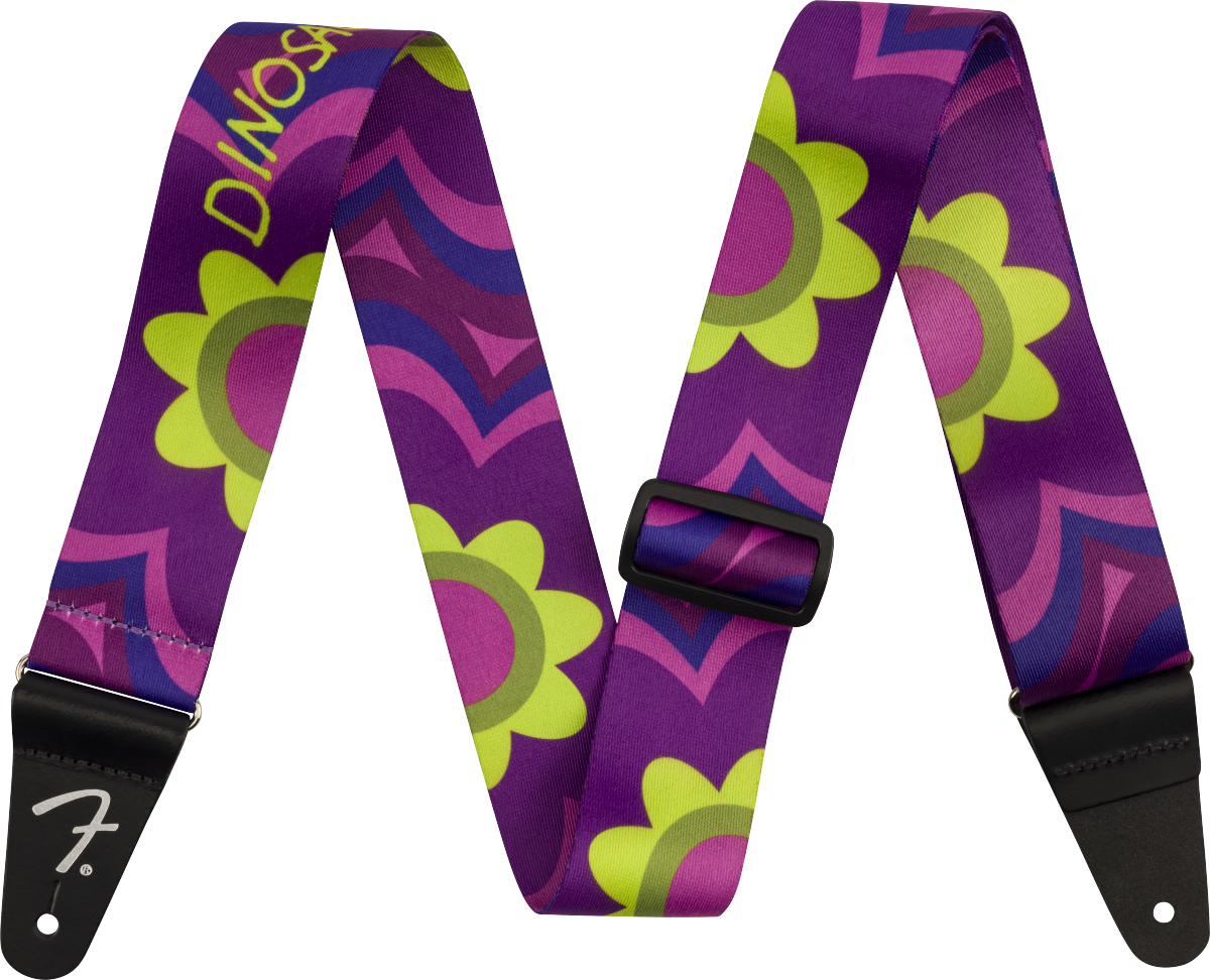 J Mascis“洋红之花”吉他背带 