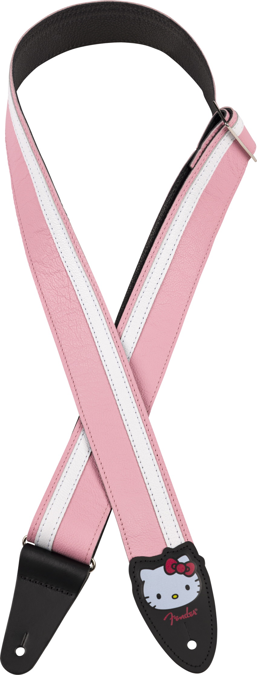 Fender® x Hello Kitty® 粉色皮革背带