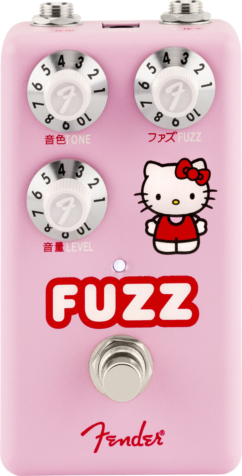 Fender® x Hello Kitty® 粉色法兹效果器