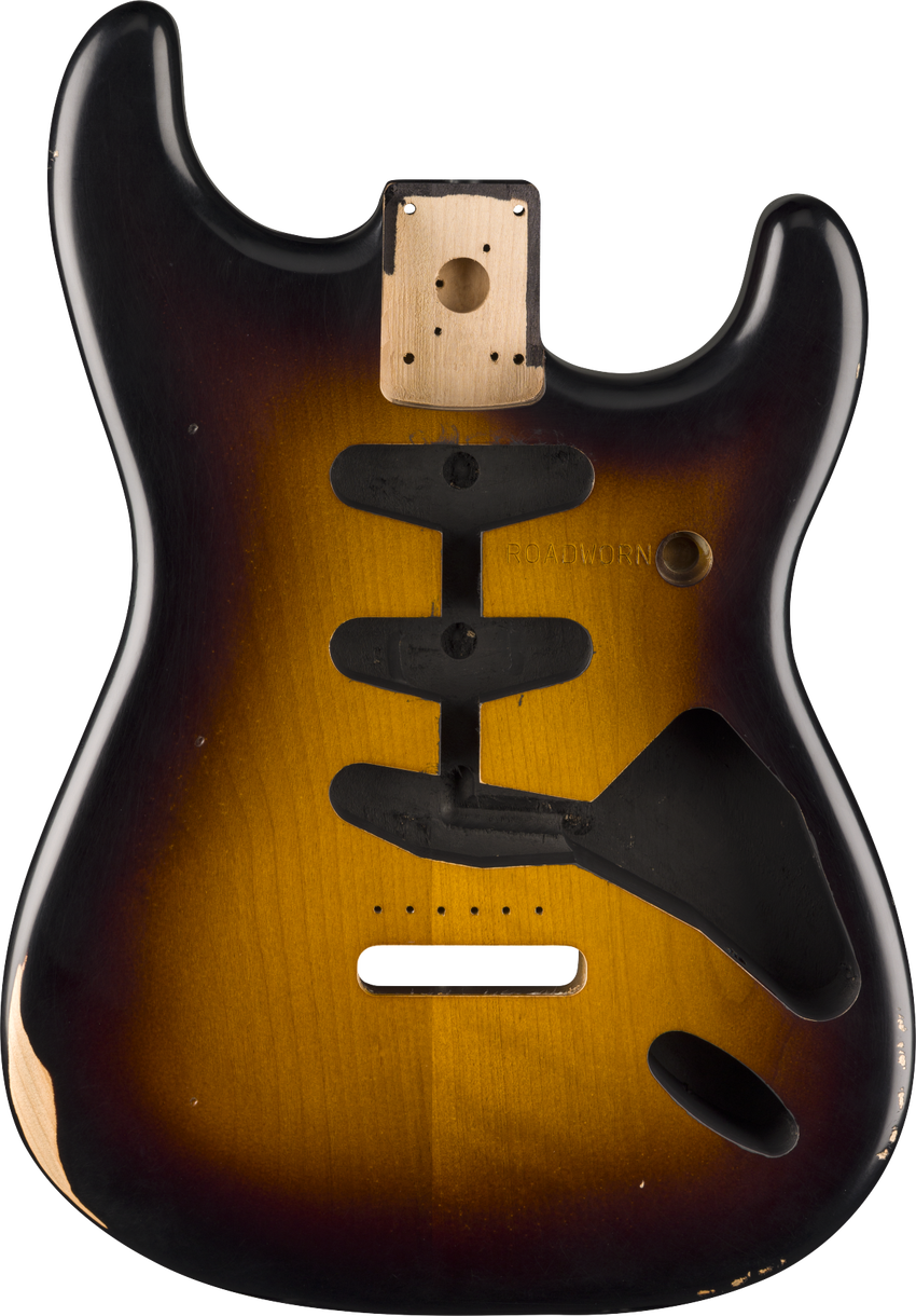 Road Worn® 50 年代 Stratocaster® SSS 桤木琴身 双色日落渐变色
